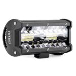 LED projektor terepjáróhoz, ATV-hez, SSV-hez, két fénysugárral, szín 6500K, 120W, feszültség 9 - 36V, méretek 170 x 74 x 63 mm