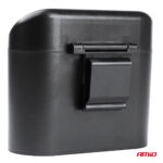 Szemetes és tároló tartály autóhoz, felszerelhető, vízálló, kompakt 17 x 9 x 9 cm, fekete - Kép 3