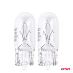 Set 2 becuri cu halogén, soclu T10, W5W, W2.1x9.5d, alimentare 12V - Kép 2