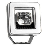 LED projektor az AWL57 angyal szemmodelljével, helyzet, jelzés, hosszú/rövid fázis, terepjáró, ATV, SSV, Power 45W, 8000 lm, 9-36V feszültség, 114,5 x 114,5 x 51 mm méretű méretek