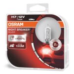 2 db halogén izzó készlet H7 12V NIGHT BREAKER SILVER + 100%, Osram