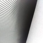 Anyag a kárpitozáshoz vagy az autó mennyezetéhez, fekete 3D -s szén, méret 1m x 1,48 m - Kép 4