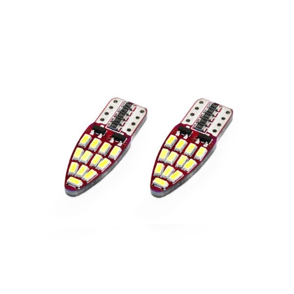 2 db LED T10 AMIO autós izzókészlet, 5600K, fehér, 12V