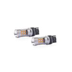 Canbus kompatibilis W21W T20 24 SMD 6,2W Narancssárga 12/24 V-os autóhagymával rendelkező autós izzók.