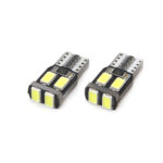 Amio T10 izzós készlet, 6 db SMD 5730 típusú LED, 12V, W5W, CANBUS 01622