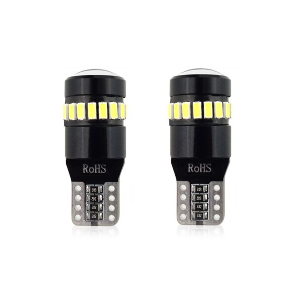 LED LED izzók készlet CANBUS kompatibilis T10 W5W 19 SMD White 12V, autós vagy off-road versenyekhez tervezve