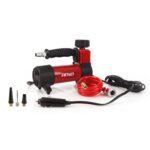 Autó kompresszor robusztus 12V + 2 adapter