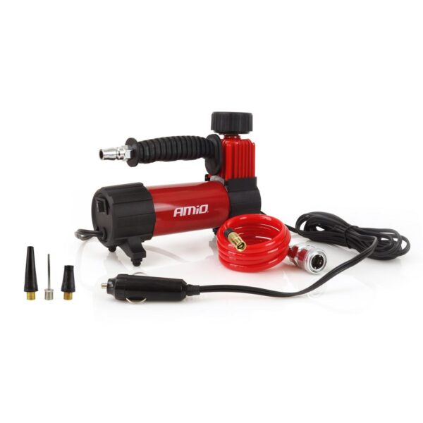 Autó kompresszor robusztus 12V + 2 adapter