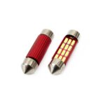 Készlet 2 db LED CANBUS 12SMD 4014 Festoon 36mm fehér 12V / 24V