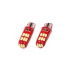 Készlet 2 x LED CANBUS 15SMD 4014 T10e (W5W) SILCA fehér 12V