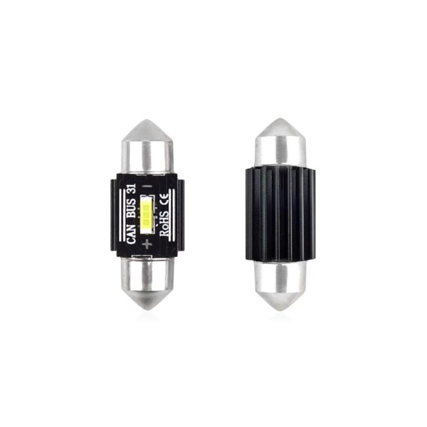 Készlet 2 db LED CANBUS 1 SMD UltraBright 1860 Festoon 31mm fehér 12V / 24V