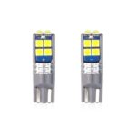 Készlet 2 db LED CANBUS 10SMD 3030 T10 W5W fehér 12V / 24V
