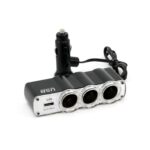 SOC4 3/1 USB autós szivargyújtó elosztó