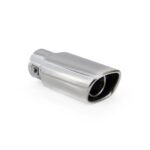 Króm dísz kipufogódobhoz, hangtompítóval, átmérő 30-48 mm, hossza 180 mm