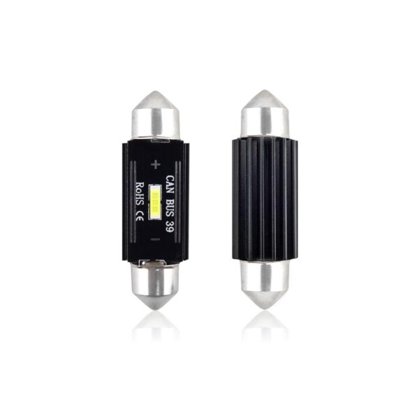 Készlet 2 db LED CANBUS 1 SMD UltraBright 1860 Festoon 39mm fehér 12V / 24V