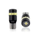 LED LED izzók készlet CANBUS kompatibilis T10 W5W 19 SMD White 12V, autós vagy off-road versenyekhez tervezve - Kép 2