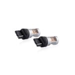 Canbus kompatibilis W21W T20 24 SMD 6,2W Narancssárga 12/24 V-os autóhagymával rendelkező autós izzók. - Kép 2