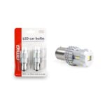 Autó izzó készlet LED CANBUS P21 R5W/R10W 22 SMD Fehér 12V/24V, AMIO - Kép 2