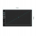 Automatikus videolejátszó, 2DIN méretű, 7 hüvelykes érintőképernyő, 4 x 50 W, WDS-30 modell Bluetooth-val, kihangosító, rádió, MP3, WMA, MP4, AUX, kártya, távirányító, fordított kamera funkci - Kép 4
