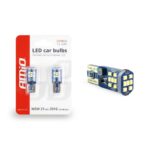 LED LED izzók garnitúra CANBUS UltraBright kompatibilis T10 W5W 21 SMD White 12V/24V, autós vagy off-road versenyekhez tervezve - Kép 3