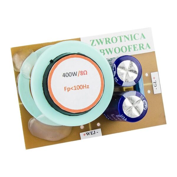 Mélysugárzó szűrő, crossover, 400W / 8 ohm