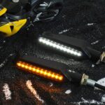 2 db szekvenciális Moto Signal lámpa készlet Samsung LED-ekkel, 2 helyzet és jelző funkció, 12V - Kép 2