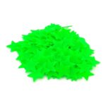 100 fluoreszkáló dekoratív csillag készlet, amelyek elnyelik a fényt és világítanak a sötétben - Kép 3