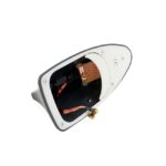 Aktív autóantenna AM - FM típusú Shark Tail, Fehér - Kép 3