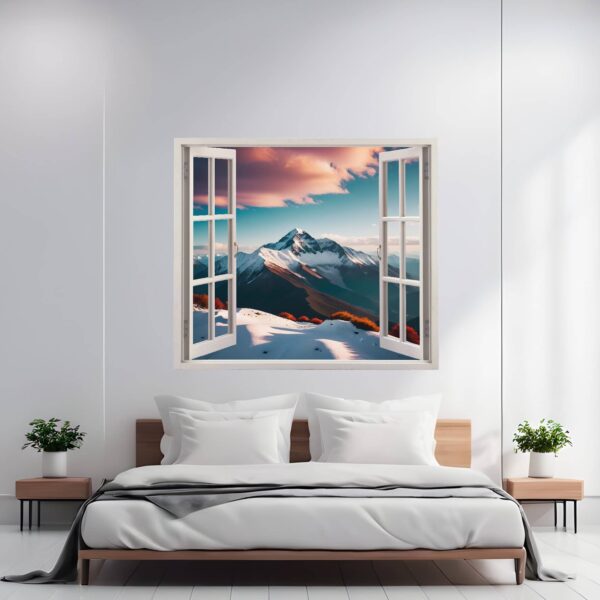 Színes nyomott fólia otthoni faldekorációhoz, 125 x 110cm méret, modell: VIEW TO HAVEN 36