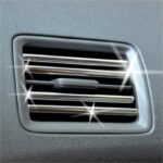 "U" típusú Auto Ornament tekercs élekhez vagy szellőzőrácshoz, 15 lineáris méter, króm ezüst színű, OEM - Kép 7