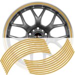 Avex matricagyűrűs készlet felnikhez, 16 db, Gold Glossy