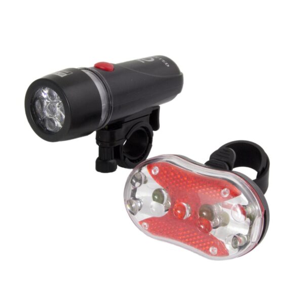 Kit Bicycle LED elülső lámpa + LED stop lámpa, Alphecca EOT015