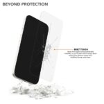 Védőfólia iPhone 16 Pro készülékhez rögzítési tartozékokkal, 0,3 mm vastagság, átlátszó, átlátszó - Kép 3
