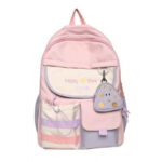 Gyermek hátizsák, vízálló, több zsebes, légáteresztő anyag, 20 - 35 L, 30 x 11 x 42 cm, Pink