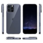 Flexibia tok iPhone 16 Pro telefonhoz, tiszta kilátás, szilikon, vastagság 2 mm, csúszásgátló, sárgásgátló, átlátszó - Kép 4