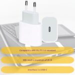 Hálózati töltő Type-C kábelhez, 25W, PD 3.0, Fehér - Kép 2