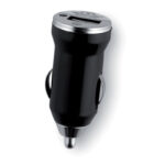 Univerzális autós töltő, 1 x USB, 1A, Fekete - Kép 3