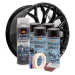 Komplett kerékjavító és festő készlet Black Metallic, V4 - Kép 2