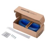 Spoiler védelem, AVEX, gumi első/hátsó lökhárító hosszabbító, CARBON Blue szín - Kép 4