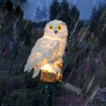 Solar LED lámpa, Modell White Owl IP 67, 43 cm - Kép 5