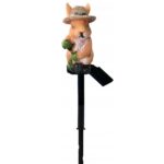 Solar LED lámpa, Nyúl Modell, Többszínű, IP 67, 43 cm - Kép 2