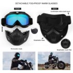 Levehető szemüveges védőmaszk, Moto, ATV, SSV, QUAD - Kép 5