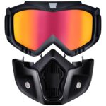 Levehető szemüveges védőmaszk, Moto, ATV, SSV, QUAD - Kép 6