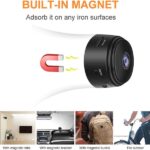 Mini kamera videó, tip Spy Cam, Full HD, Control Aplicatie Mobila, széles látószög 150°, éjszakai látás, hurokrögzítés, 4,5 cm, Negru - Kép 6