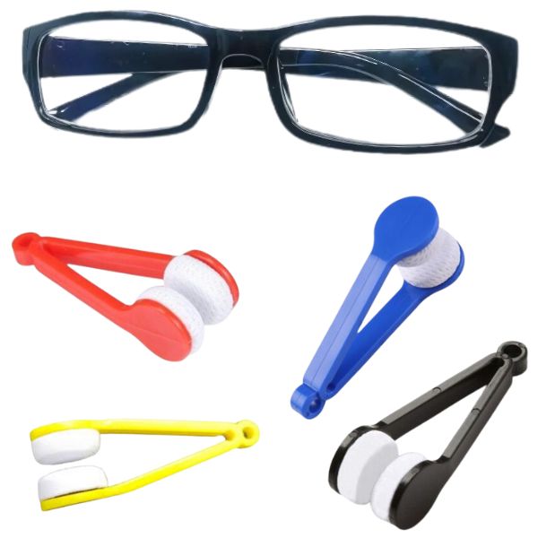 Ochelari-pentru-citit-One4ALL-cu-dioptrii-auto-ajustabile-de-la-0.5-la-2.75-Negru-si-4-Perii-pentru-Curatarea-Lentilelor-Multicolor One4ALL olvasószemüveg önbeállító dioptriával +0,5 és +2,50 között, fekete és 4 lencsetisztító kefe, többszínű - Kép 1
