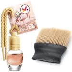 Angel Aroma autós légfrissítő és kefe ergonomikus nyéllel és nylon SoftTouch vezetékekkel