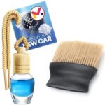 Új Car Aroma autós légfrissítő és kefe ergonomikus nyéllel és nylon SoftTouch vezetékekkel