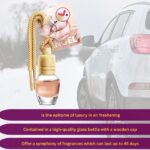Autós légfrissítő palackban zsinórral és fa kupakkal, Aroma Angel, 8 ml - Kép 3
