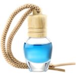 Autós légfrissítő palackban zsinórral és fa kupakkal, Aroma New Car, 8 ml - Kép 2