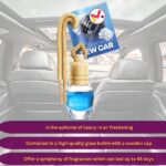 Autós légfrissítő palackban zsinórral és fa kupakkal, Aroma New Car, 8 ml - Kép 3